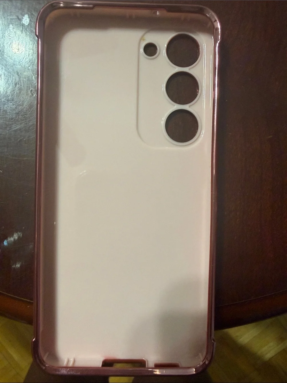 Samsung Galaxy S23 5G Phone Case – Pink/Rose Gold Heart